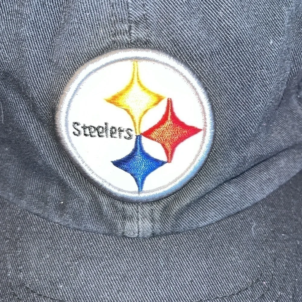 Mens Pittsburgh Steelers '47 Brand Black Cleanup fitted Hat size Large